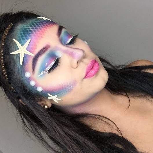 Mermaid Halloween Makeup