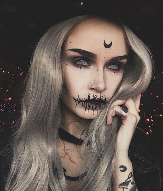 Witch Halloween Makeup