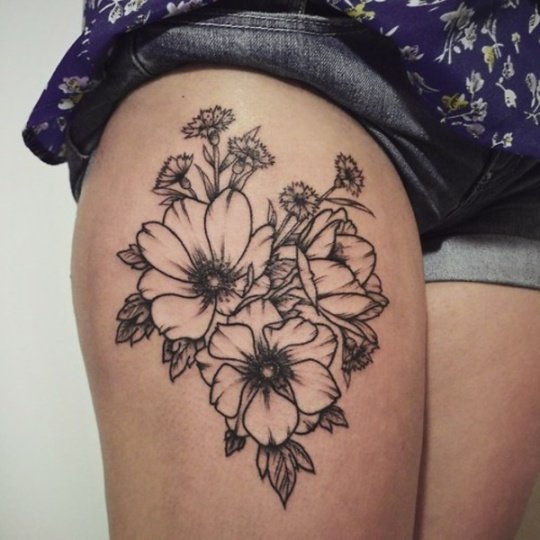 Thigh Tattoo Design Ideas