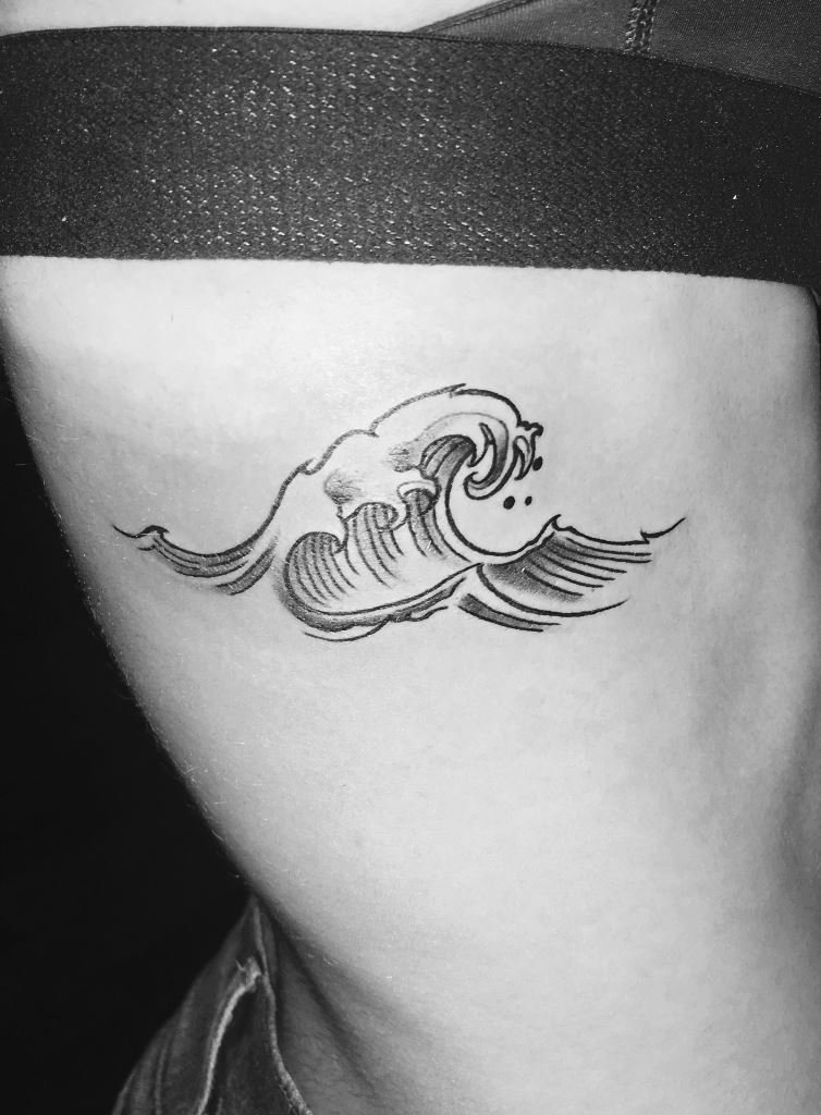 Wave Tattoo Design Ideas