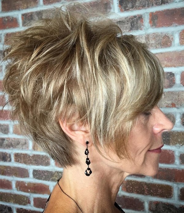 Layered Hairstyle For Women Over 50