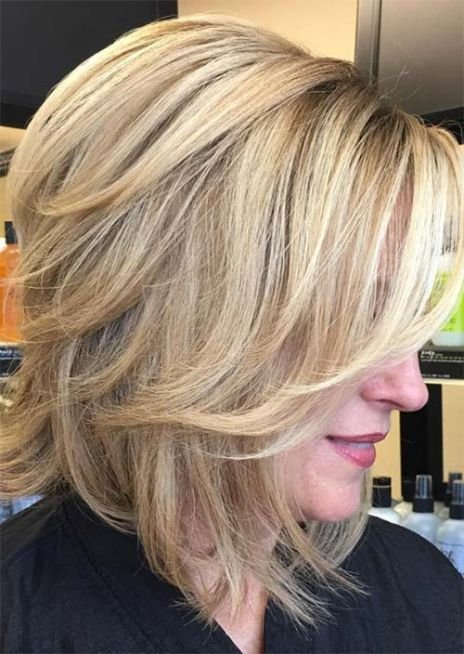 Layered Hairstyle For Women Over 50