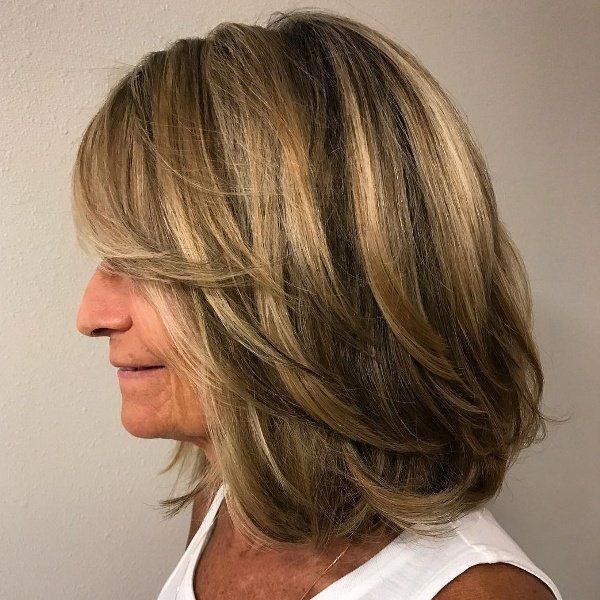 Layered Hairstyle For Women Over 50