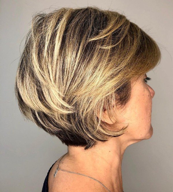 Layered Hairstyle For Women Over 50