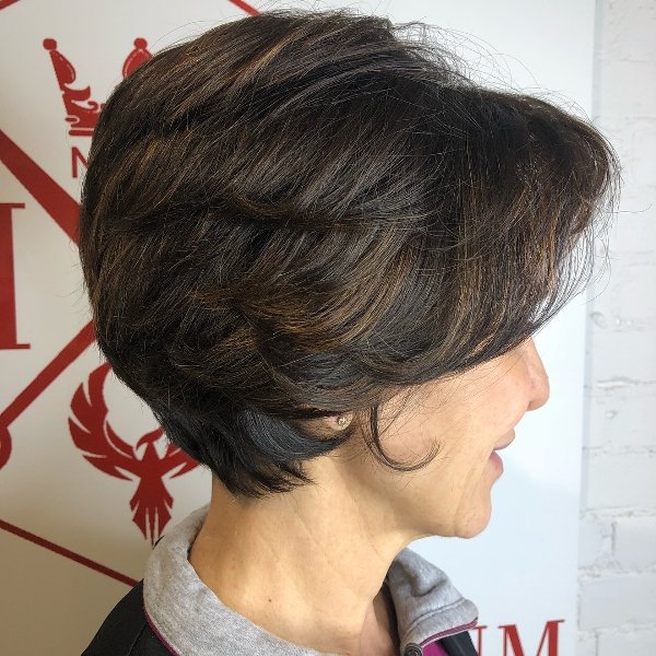 Layered Hairstyle For Women Over 50