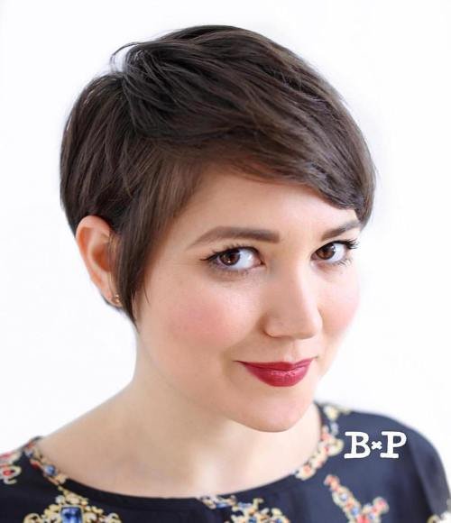 Pixie Cut Hairstyles for Round Faces