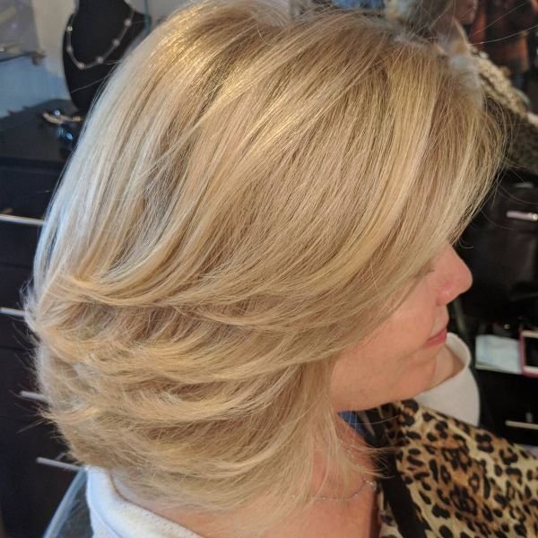 Blonde Hairstyles Ideas for Women Over 50